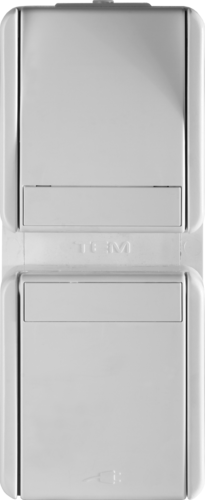 SET Ĺ UKO UTIČNICA + SKLOPKA IZMJENI IP44 16A + 10AX 250V~ PW - CF13PW-U - (m)