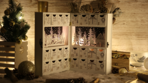Božićni LED adventski kalendar na baterije - CHRACB6WW - (m)