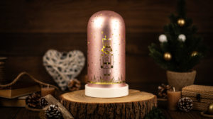 LED božićni balon, orašar, staklo,baterije - CHRGP10WW - (m)