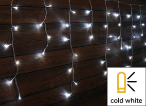 LED božićna svjetlosna zavjesa, vanjska/ unutarnja - CHRIOB5CW - (m)