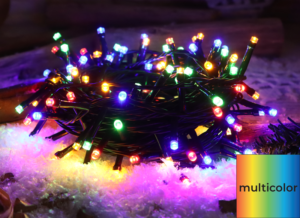 LED božićni svjetlosni lanac, RGB, vanjski/unutarnji - CHRSTOB100RGB - (m)