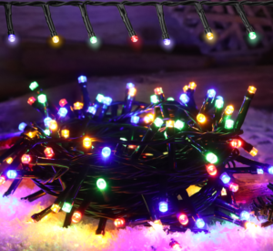 LED božićni svjetlosni lanac, programi, vanjski/unutarnji - CHRSTHOP400RGB - (m)
