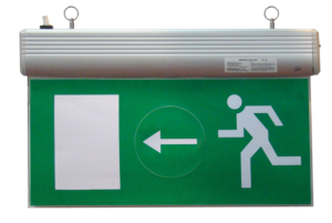 Oznaka izlaza s LED rasvjetom, piktogrami za lijepljenje - EXIT-01-J - (m)