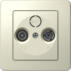 UTIČNICA TV-R PROLAZNA 10dB IW - KE12IW-B - (m)