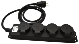 Multi-way produžni kabel s prekidačem, za vanjsku upotrebu, - KE4-3M - (m)