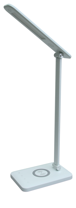 LED stolna lampa, dimabilna, USB i bežični punjač - LALW7W - (m)