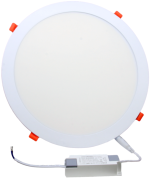 LED ugradbeni panel, okrugli, bijeli - LED-DL-21NW - (m)