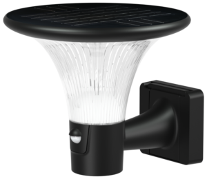 Solarna LED svjetiljka, senzor pokreta, crna - LSDF10W - (m)