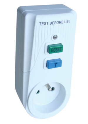 Adapter sa zaštitnom strujnom sklopkom, šiljak - TFGA-1F - (m)
