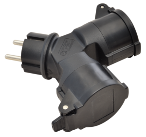 Višestruki adapterski natikač, crni - TICS-212GD - (m)