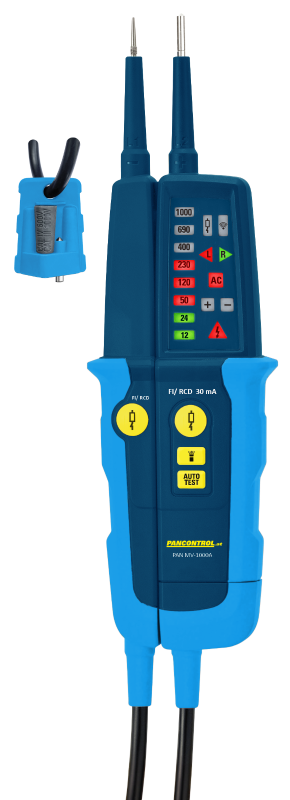 2 polni ispitivač napona s LED zaslonom i RCD tester - PANMV-1000A - (m)